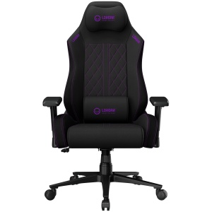 LORGAR CHA41 Fabric Gaming Chair Advanced Black/Purple LRG-CHA41-BK-PR
