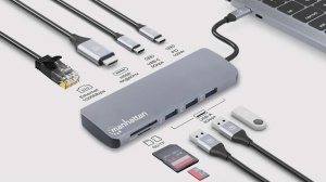 Manhattan USB-C PD 9-in-1 HDMI 4K Dock. Stat./Multiport Hub * - Img 2