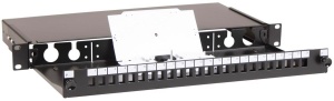 Masterlan Patch panel 24 Simplex SC sa kasetom, bez modula, crni - Img 2