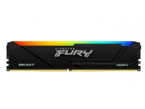 Memorija KINGSTON 16GB(2x8GB)/DIMM/DDR4/3200GHz/CL16/FURY Beast RGB - Img 2
