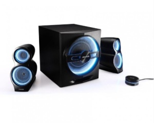 Microlab T10 Aktivni drveni zvucnici 2.1 56W RMS(24W, 2x16W) BLUETOOTH daljinski , 3.5mm - Img 4