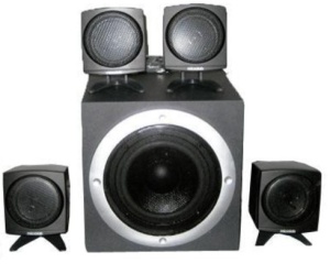 Microlab TMN-3/4.1BT Aktivni drveni zvucnici 4.1 sistem 32W RMS (12W+7W*2+3W*2) 3,5mm - Img 2