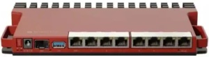 MikroTik Ruter RBL009UIGS-RM ,220 x 125 x 22 mm, crno-crvena * - Img 4