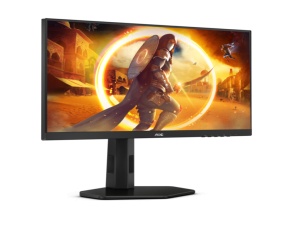 Monitor AOC 24G4X 23,8"/IPS/1920x1080/180Hz/1ms GtG/HDMIx2,DP,/Gsync,freesync/pivot,visina/crna*