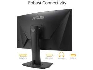Monitor ASUS TUF VG27VQM 27"/VA,zakrivljen/1920x1080/240Hz/1ms MPRT/HDMIx2,DP,USB/freesync/visina* - Img 4