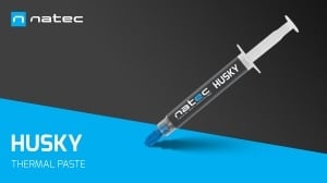 Natec HUSKY, Thermal Grease, 4g capacity, Thermal conductivity 4.63 W/mK, Working Temperature -30°C to +280°C, Grey NPT-1324