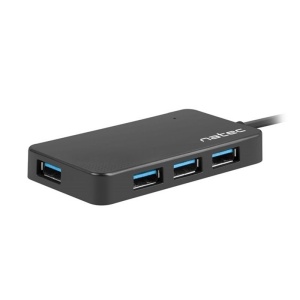 Natec MOTH, USB 3.0 Hub, 4-Port, Cable 15 cm NHU-1342