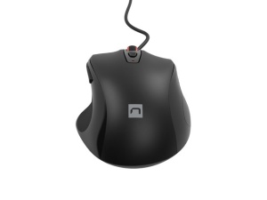 Natec PIGEON 2, Optical Mouse 800-4000 DPI, RGB LED Backlight 6 Colours, 6 Buttons (5 programmable), USB, Black, Cable 1,8 m NMY-2047