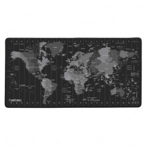 Natec TIME ZONE MAP MAXI, Mouse Pad, 80 cm x 40 cm NPO-1119