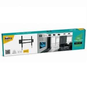 Nosač za TV Kettz CER-70F 65-120/vesa max 900x600/200kg/fiksni - Img 4