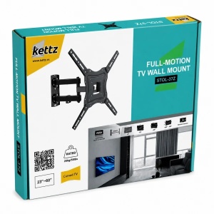 Nosač za TV Kettz STOL-37Z-23-60/vesa max 400x400/25kg/zglobni - Img 4