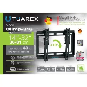 Nosač za TV Tuarex Olimp-316 13-43/vesa max 200x200/40kg - Img 2