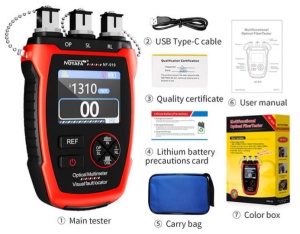 NOYAFA NF-919 Multifunkcionalni tester optičkih vlakana: integrisani optički merač snage - Img 6