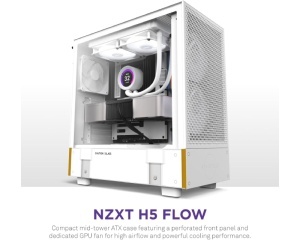 NZXT Starfield H5 Flow Gaming kućište belo (CC-H51FW-SF-FS) - Img 2