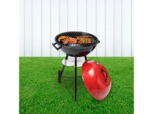 Okrugli roštilj sa poklop. na drveni ugalj, ćumur Haymo BBQ886 - Img 2