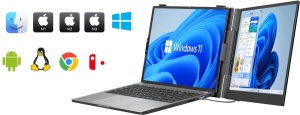 Portable dodatni monitor 14 Blackview SCM6 1920x1080/Full HD IPS/60Hz/3x USB-C/Zvučnik - Img 3