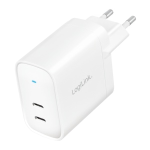 Punjač 40W, w/PD, 2 porta, type C, 40W, Logilink