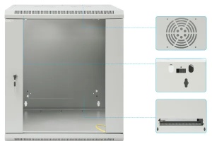 Rack orman Intellinet 711890 19"/12U 570x600x635/staklena vrata/bravica - Img 8