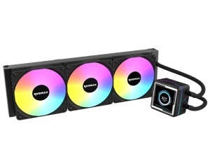 RAIDMAX LM360 ARGB CPU LIQUID COOLER WITH ANIMATION DISPLAY - Vodeno hlađenje crno (LM360BK) F - Img 3