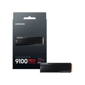 Samsung M.2 NVMe 2TB, 2280, PCIe Gen 5.0x4, 9100 PRO, Read up to 14700 MB/s, Write up to 13300 MB/s, w/Heatsink MZ-VAP2T0CW *
