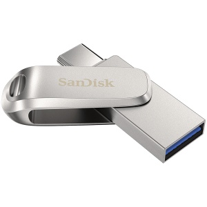 SANDISK Ultra Dual Drive Luxe USB Type-C 128GB - 150MB/s, USB 3.1 Gen 1 SDDDC4-128G-G46 * - Img 2