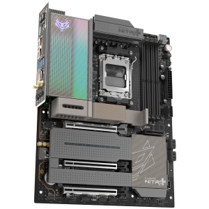 SAPPHIRE AMD X870E AM5 NITRO+ Ryzen R9/R7, 4x DDR5 8400MHz, PCIE 5, 2x M.2 Gen5, 2x M.2 Gen4, LAN Gbps, WIFI7, USB, ATX 52122-01-40G - Img 2