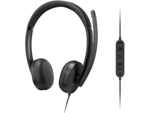 Slušalice LENOVO VoIP Headset 5000 žicne /USB-C+adapter USB-A/ Teams/crna* - Img 2