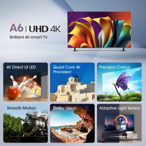 SMART LED TV 50 Hisense 50A6N 3840x2160/UHD/4K/DVB-T/T2/C/S/S2 - Img 7