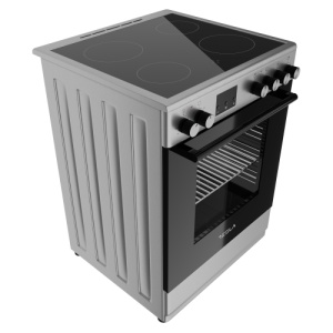 Šporet TESLA CV6400SX staklokeramika/A/56L/ventilator/83x60x60cm/inox - Img 2