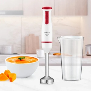 Štapni blender Ufesa Pulsar 600 deluxe/600W/belo-crvena - Img 3