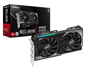 SVGA ASrock RX 9060 XT Challenger 16GB/GDDR6/128bit/crna, RX9060XT CL 16GO