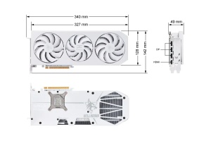 SVGA PCIE POWERCOLOR HELLHOUND AMD RX9070XT 16G-L/OC/WH Bela