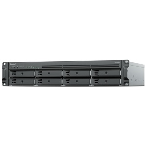 Synology RackStation RS1226RPPLUS, Rack2U 8 bay 3.5 and 2.5, SATA HDD SSD, AMD Ryzen V1500B 4 core 2.2GHz, 4 GB DDR4ECC SODIM, 2xMemory slots, 2xRJ45 2.5GbE LAN Port, 2xUSB 3.2Gen 1Port, PCIe 1xGen3 x8 slot, x4 link, 3YW RS1226RPPLUS
