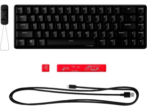 Tastatura HP HyperX Alloy Origins 65/Mehanicka/Gaming/ HX Red/US/4P5N4AA/crna - Img 2