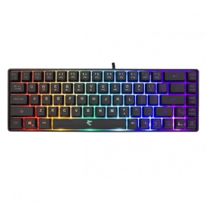 Tastatura White Shark RONIN TKL/Membranska/RGB/Crna/US