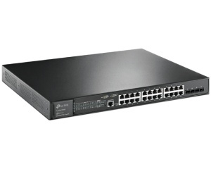 TP-LINK SG3428XMP Omada 28-Port upravljiv Switch sa 24- Porta PoE+ + 4-Port 10GE SFP+ L2+