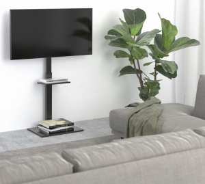 TVS-55T-02 Gembird Mobilni sto,tilt, 32-55, crne boje - Img 4