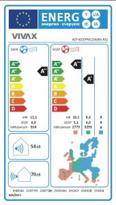 VIVAX COOL, klima ur.multi, ACP-42COFM123AERIs R32, spolj. - Img 4
