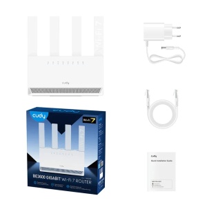 Wireless Mesh Router Cudy WR3600E/BE3600 WiFi 7/EXT4x5dBi/1W/4LAN - Img 3