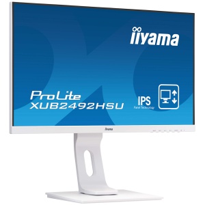 24" WHITE IPS panel, 1920x1080 at 120Hz, EyeComfort, 15cm height adjustable stand, 350cd/m2, 1500:1, Speakers, HDMI, DisplayPort, 1ms MPRT, USB 2x3.2 plus 2x USB-C XB2497HSU-W1 - Img 2