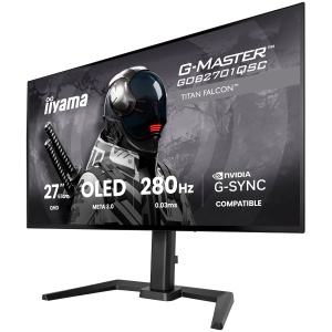 27" META3-OLED Gaming, G-Master Titan Falcon,2560x1440 280Hz, 1500cd 2xHDMI 2.1, DP, USB-C (65W PD) Speakers, USB 2x3.2, KVM GOB2701QSC-B1 - Img 3
