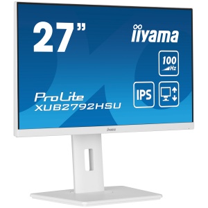 27" WHITE ETE IPS-panel, 1920x1080@100Hz, 250cd/m², 15cm Height Adj. Stand, Speakers, HDMI, DisplayPort, 0,4ms (MPRT), FreeSync, USB 4x3.2 XUB2792HSU-W6 - Img 2