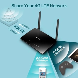 4G Router TP-LINK Archer MR400 AC1200/4GLAN/SIM slot - Img 8