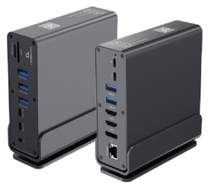A-CF-COMBO15-01 Gembird USB Type-CF 15-in-1 multi-port adapter (USB hub, Type-CF, HDMI, DP, LAN,3,5) - Img 4