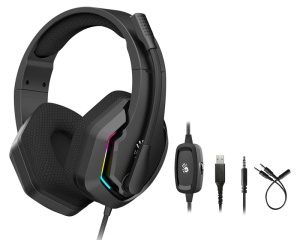 A4 TECH G260P Bloody Neon Gaming 3.5mm & USB crne slušalice - Img 3