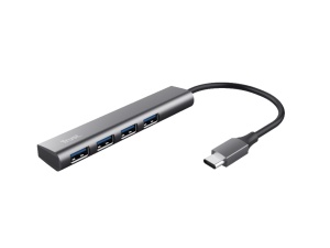 Adapter TRUST HALYX USB-C HUB-3.2/4xUSB/siva - Img 4