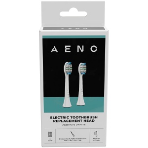 AENO Replacement toothbrush heads, White, Dupont bristles, 2pcs in set (for ADB0003/ADB0005 and ADB0004/ADB0006) ADBTH3-5 - Img 2