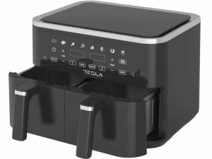 Air Fryer TESLA AF900BSD 2400W/4.5L+4.5L/digital panel/crna-inox - Img 4