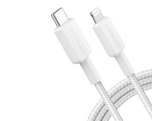 ANKER 322 USB tip-C na Lightning kabl M/M 0.9m, 60W, pleteni, beli - Img 2