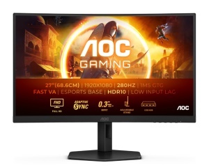 AOC 27 inča C27G4ZXU FHD 1920x1080 Fast VA 280 Hz zakrivljeni gaming monitor - Img 3